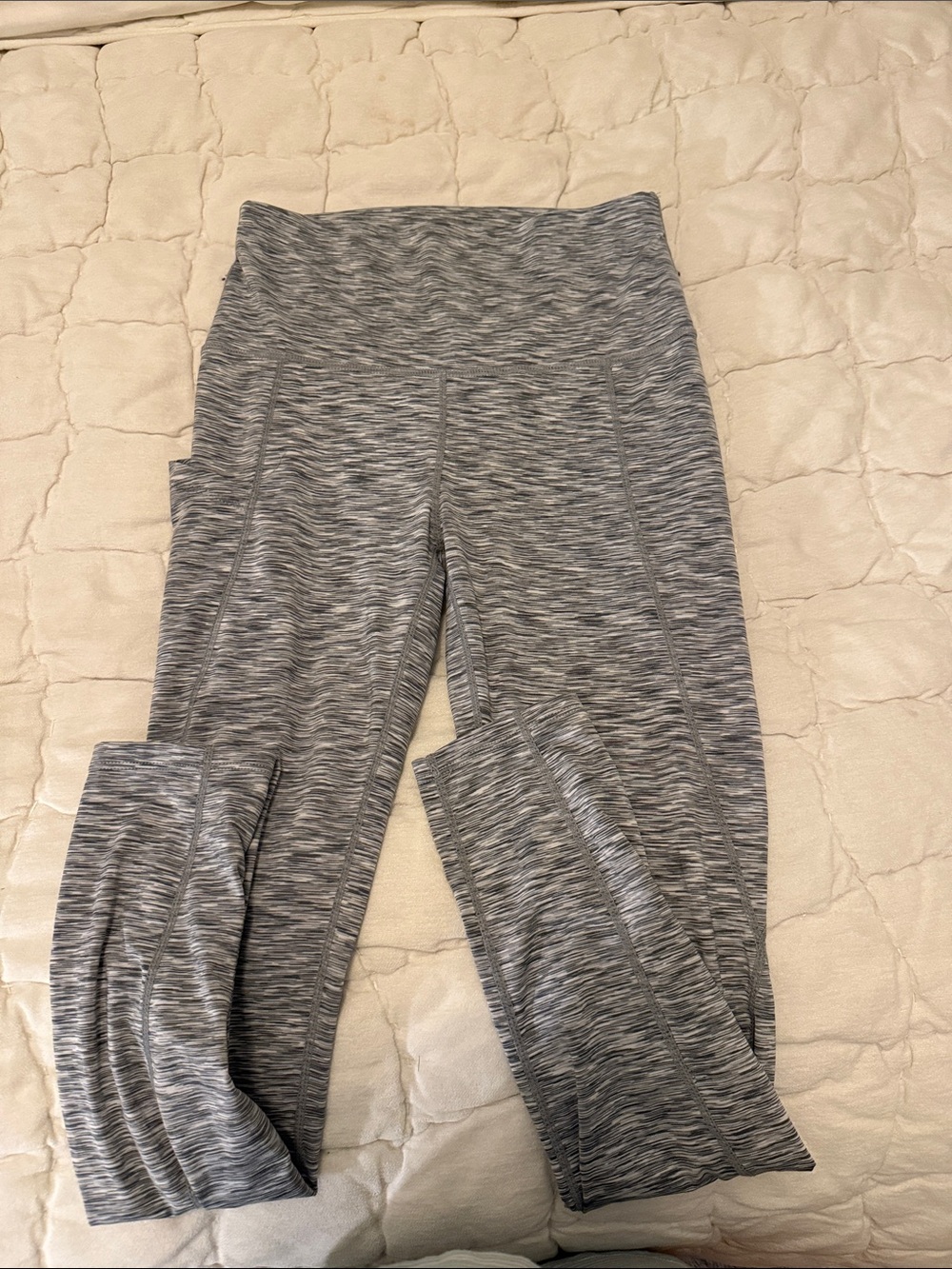 Grey Patterned Leggings